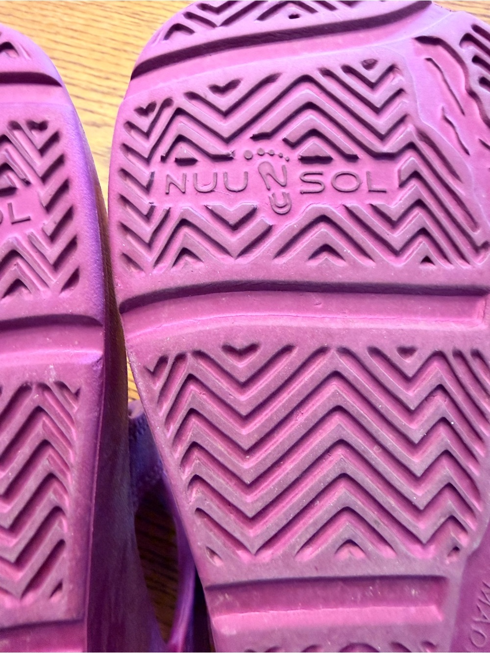 NUU SOL Pink Rose Purple Walkable Comfort Slip-On Sandals - Picture 10 of 13